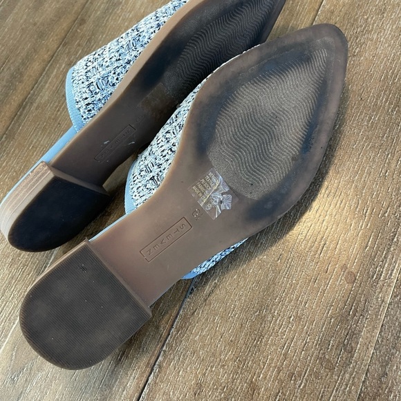 Steven New York Tweed Valera Slip On Mule Pointy Toe Women’s 6.5 Blue - Picture 5 of 5